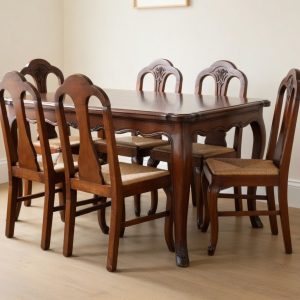 french table & 6 chairs