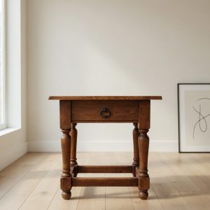 farm house style french oak side table